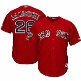 Red Sox 28 J.D. Martinez Scarlet 2018 World Series Champions Alternate Cool Base Player Jersey Dzhi,baseball caps,new era cap wholesale,wholesale hats